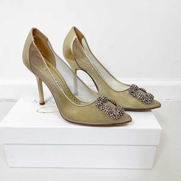 Manolo Blahnik 50th Anniversary Hangisi Collection Heels - Picture 6 of 12